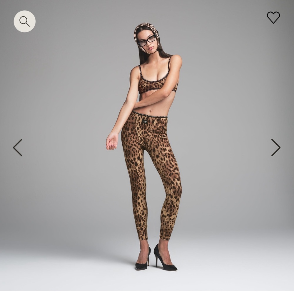 SOLD 🐆 NWT Dolce&Gabbana X SKIMS Cotton Rib Legging Size S🐆